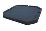 Big Foot Systems - Optionele mat - aflopend 2.5° - anti vibratie - 305x305mm 