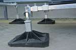Big Foot Systems - Optionele mat - aflopend 5.0° - anti vibratie - 450x450mm 