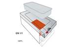 Linum - Gn1/1 bain-marie verwarmingselement - met adhesief - 650w - 375x275mm 