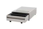 Lineoplus - Koffiegruislade - rvs aisi 201 - scotch brite (bar style) 