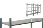 Lineoplus - Verzinkt legbord 600x750mm - 2pce/pck 