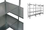 Lineoplus - Set van 2 verzinkte langsverbinder - 2 hoekverbindingen - 1300mm 