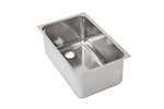 Linum - Rvs bain-marie bak gn 1/1 - met afvoeropening 2" 