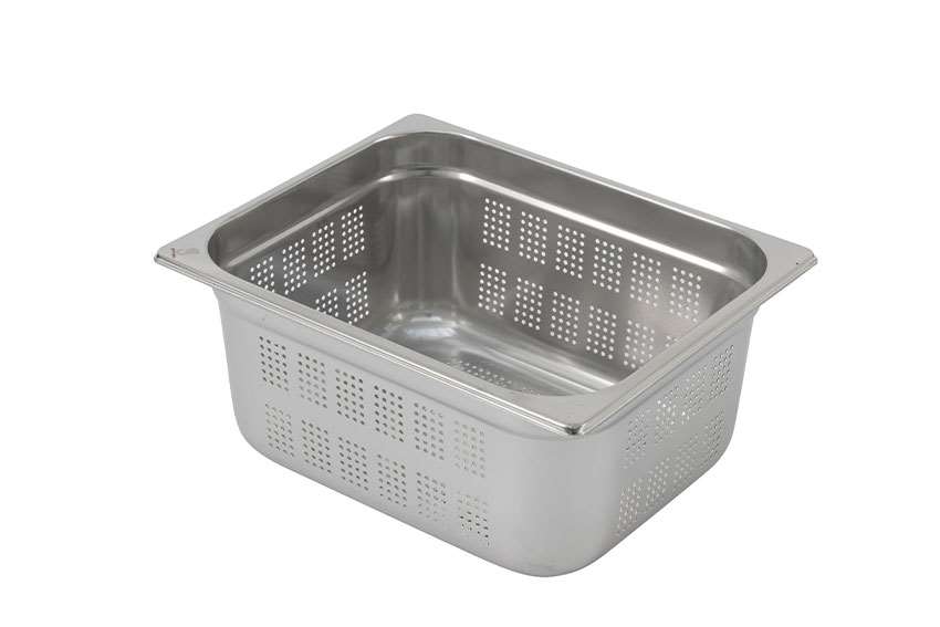 Recipient Line Gastroplus - GN1/2 - 150mm récipient inox - perfore - Premium Line