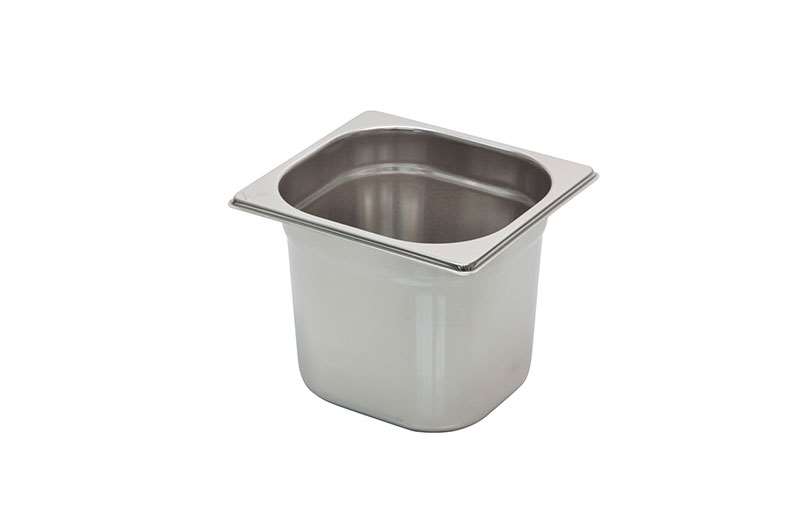 Recipient Line Gastroplus - GN1/6 - 150mm récipient inox - plein - Premium Line