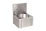 Linum - Rvs handwasbakje met rond spoelbakje - 350x380x540mm - lmasbn 