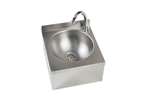 Linum - RVS HANDWASBAKJE MET ROND SPOELBAKJE - 300X315MM - ZONDER RUGWAND 