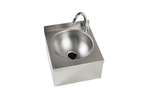 Linum - RVS HANDWASBAKJE MET ROND SPOELBAKJE - 300X315MM - ZONDER RUGWAND 