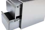 Linum - Neutrale rvs ladeblok - 2 lades - gn1/1 - aisi304 