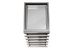 Linum - Neutrale rvs ladeblok - 6 lades - gn1/1 - aisi304 
