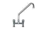 Linum - Dubbelgats hoog debiet mengkraan a-line - tafelmodel - 2 draaiknoppen - 250mm 