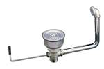 Linum - Ventiel 1 1/2" met korf - hendel recht 