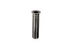 Linum - Kleine afvoer vernikkeld 1/2" l=89mm - inclusief washer & lock nut 