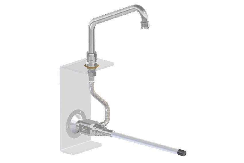 Commande Maintenue Linum - Commande au genou avec robinet &flexible