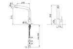 DMP Electronics - Infraroodkraan - oceanus plus 300 bt - dual sensor - met batterijen 