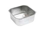 Linum - Inlasspoelbak 400x400x200mm - aisi316 - zonder overloop 