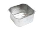 Linum - Inlasspoelbak 400x400x250mm - aisi316 - zonder overloop 