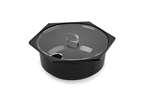 Lineoplus - Saladekom - ronde zeshoek - 2,5l - 215x215x85mm 
