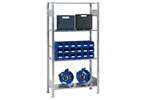 Lineoplus - Kit verzinkt basisrek 1000x600x2000 mm - verpakt onder folie 