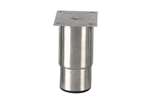 Linum - Rvs stelpoot ecoline - 145mmh - 100x80mm - rvs plaat - kunststof zool 