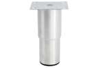 Linum - Rvs stelpoot rvs basis 100x80mm - regelbaar 172 -232mm 