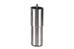 Linum - Rvs stelpoot ecoline - 205mmh - tige m10 - zwart kunststof zool 