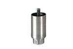 Linum - Rvs stelpoot topline - 100mmh - m12x19 - buis ø50mm 
