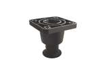 Linum - Stelpoot - 100mm - bevestigingsplaat 95x95mm - kunststof 