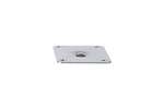 Linum - Rvs plaat voor stelpoot serie a - afm. 102x80x2mm - center 80x60mm 