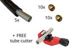 Sanutal - Startpakket DN25 - 5 rollen 10 m & 20 koppelingen + gratis buizensnijder 