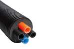 Terrendis - Hp geïsoleerde terreinleiding 140mm - 2x32mm pe-x + 2x25mm elektra 