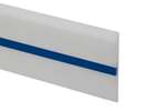 CoolX - Stootrand in pe + inzetprofiel - met gaten - 150x15mm - 2mtr/lng 