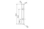 CoolX - Stootrand pe - geboord - excl. doppen - 200x20mm - 2mtr/lng 
