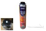 Dupont - Great Stuff Pro - 1k pur schuim - brandwerend - B1 - 750ml - voor rietje of pistool - Great Stuff Pro 