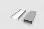 CoolX - U-vormig profiel - 40x80x40mm - 3mtr/lng - gelakt staal 