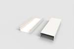 CoolX - U-vormig profiel - 40x80x40mm - 3mtr/lng - gelakt staal 