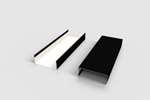 CoolX - U-vormig profiel - 40x100x40mm - 3mtr/lng - gelakt staal 