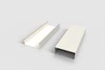 CoolX - U-vormig profiel - 40x100x40mm - 3mtr/lng - gelakt staal 