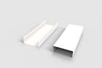 CoolX - U-vormig profiel - 40x100x40mm - 3mtr/lng - gelakt staal 
