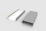 CoolX - U-vormig profiel - 40x120x40mm - 3mtr/lng - gelakt staal 