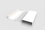 CoolX - U-vormig profiel - 40x120x40mm - 3mtr/lng - gelakt staal 