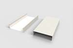CoolX - U-vormig profiel - 40x140x40mm - 3mtr/lng - gelakt staal 