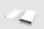 CoolX - U-vormig profiel - 40x140x40mm - 3mtr/lng - gelakt staal 
