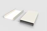 CoolX - U-vormig profiel - 40x160x40mm - 3mtr/lng - gelakt staal 