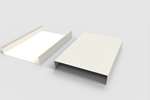 CoolX - U-vormig profiel - 40x200x40mm - 3mtr/lng - gelakt staal 