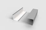 CoolX - L-vormig profiel - 80x80mm - 3mtr/lng - gelakt staal 