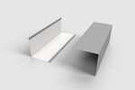 CoolX - L-vormig profiel - 100x100mm - 3mtr/lng - gelakt staal 