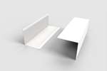 CoolX - L-vormig profiel - 100x100mm - 3mtr/lng - gelakt staal 