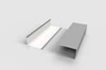 CoolX - L-vormig profiel - 60x100mm - 3mtr/lng - gelakt staal 
