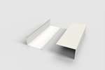 CoolX - L-vormig profiel - 60x100mm - 3mtr/lng - gelakt staal 
